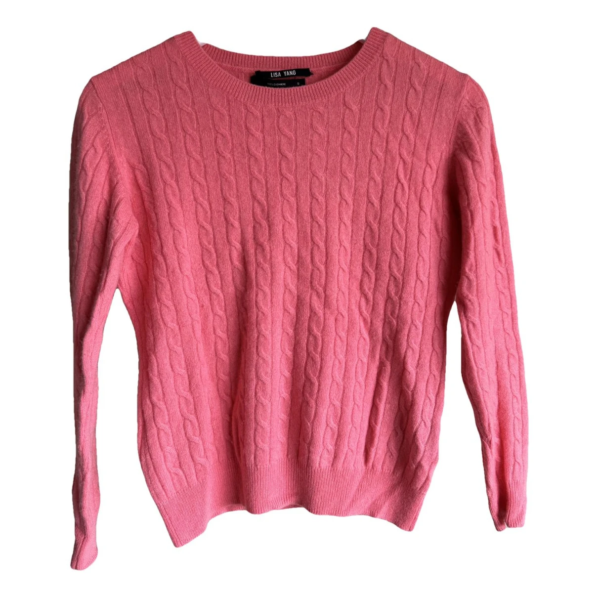 Pre-owned Lisa Yang Cashmere Jumper In Pink