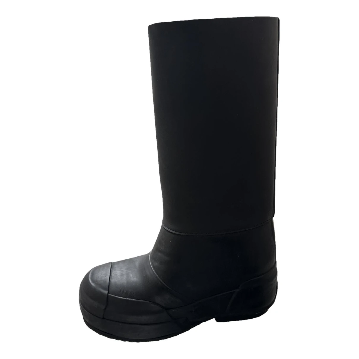 Pre-owned Celine Planet Riding Boots In Black