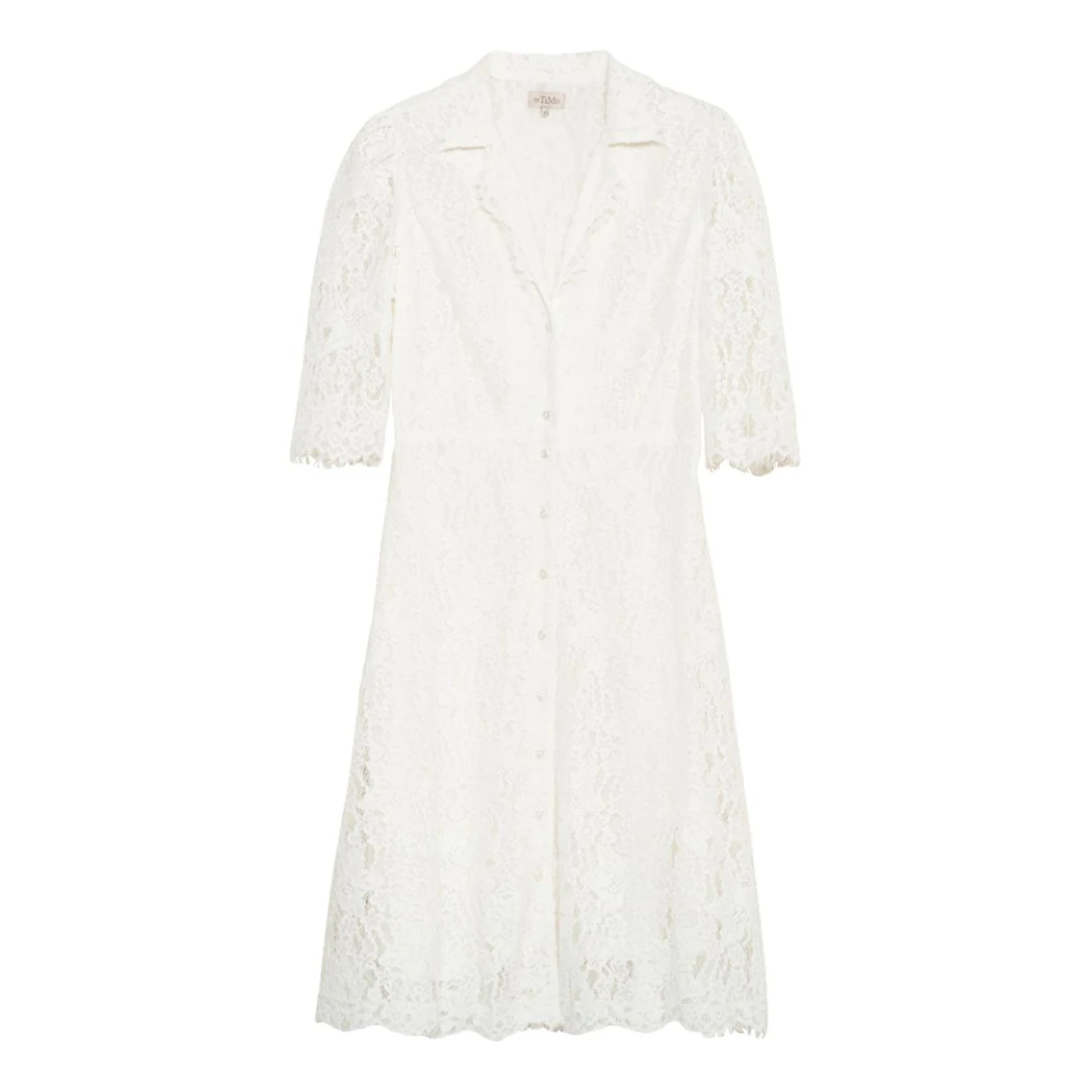 Pre-owned By Timo Mid-length Dress In White