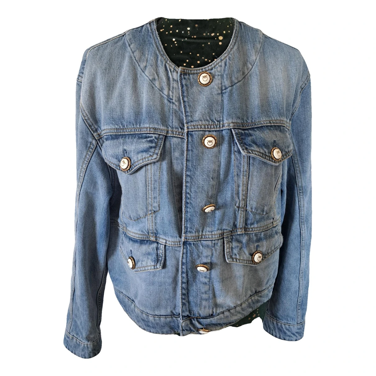 Pre-owned Pinko Jacket In Blue
