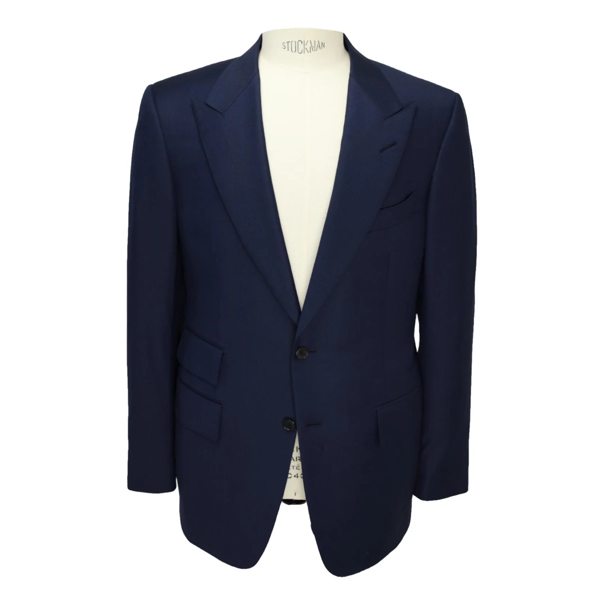 Pre-owned Tom Ford Wool Jacket In Navy