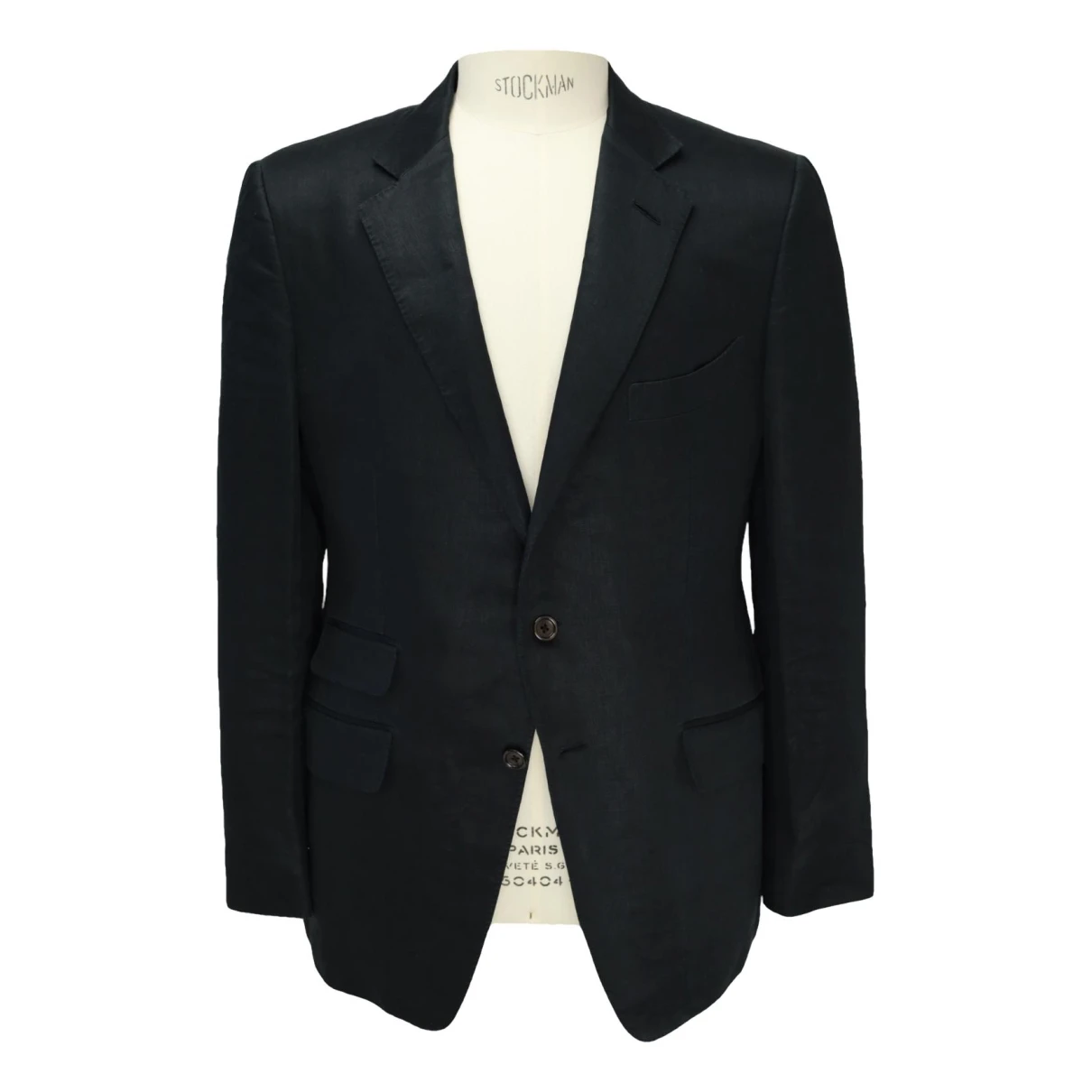 Pre-owned Tom Ford Linen Jacket In Black