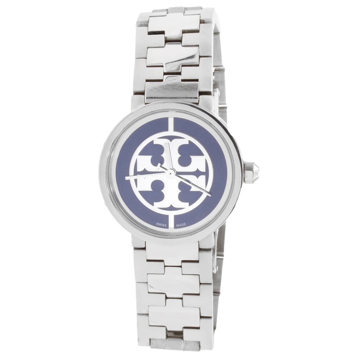 Pre-owned Tory Burch Watch In Silver