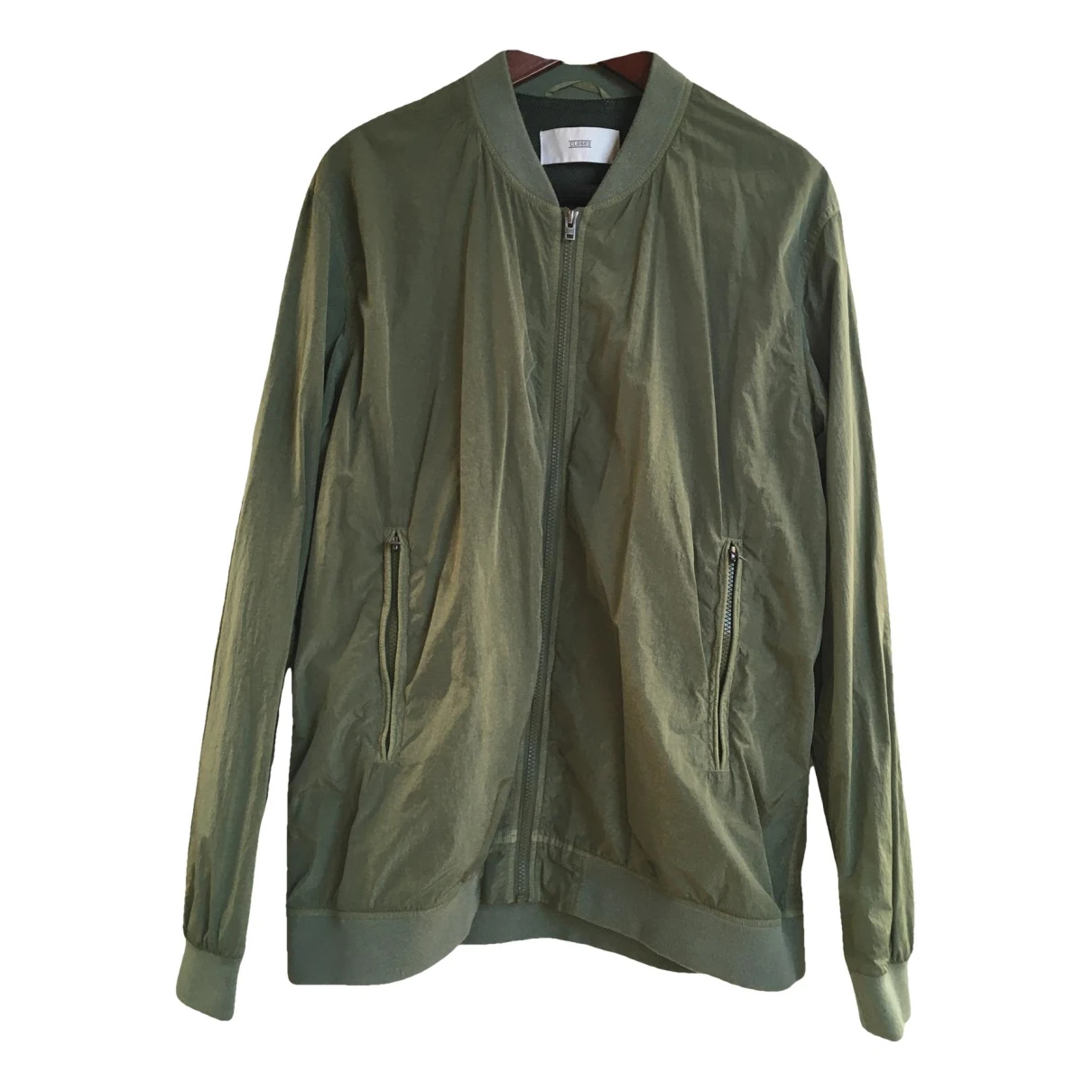 Pre-owned Closed Jacket In Green