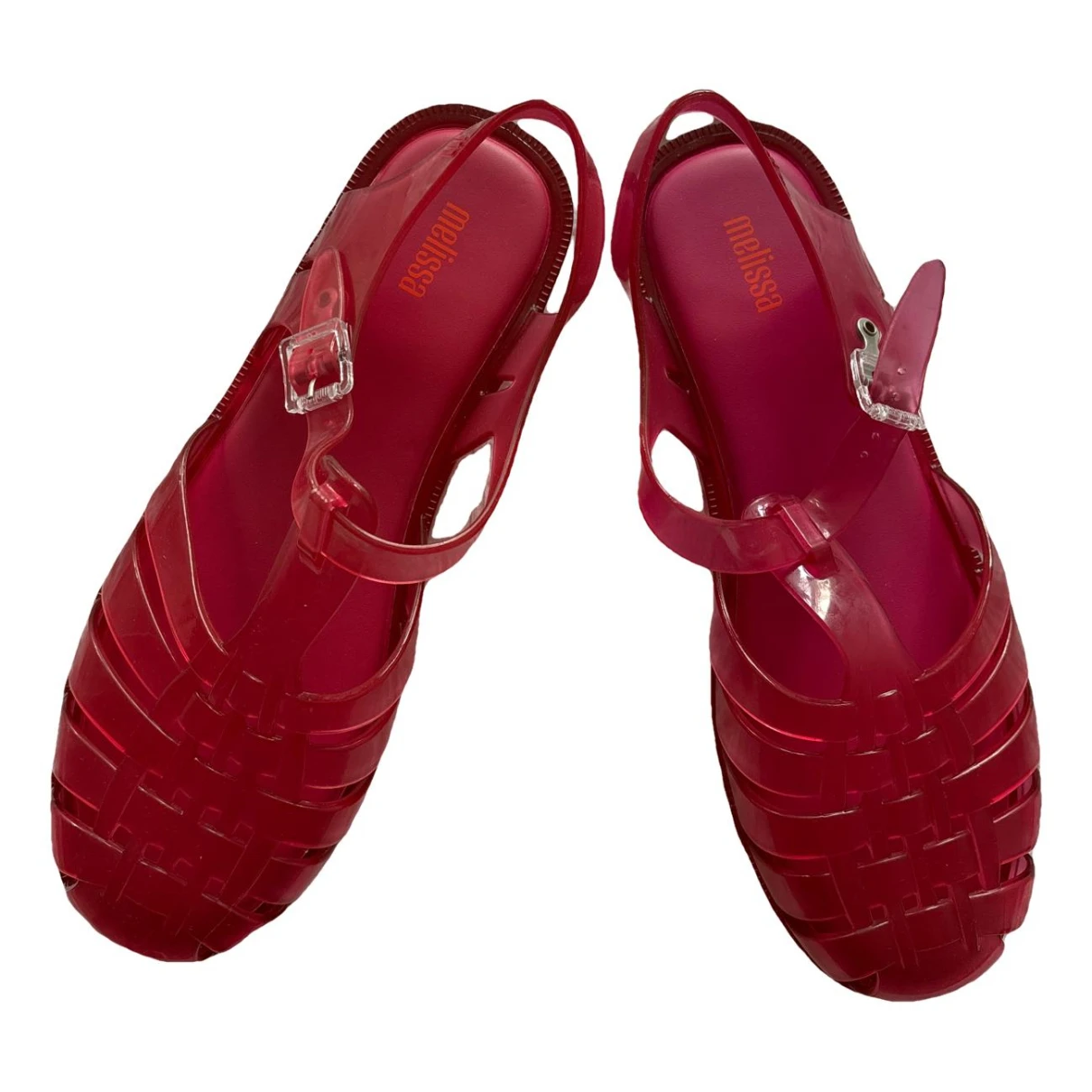 Pre-owned Melissa Sandals In Pink