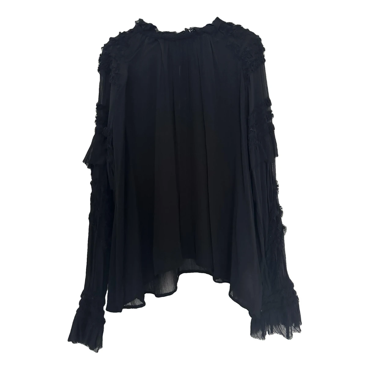 Pre-owned Replay Blouse In Black