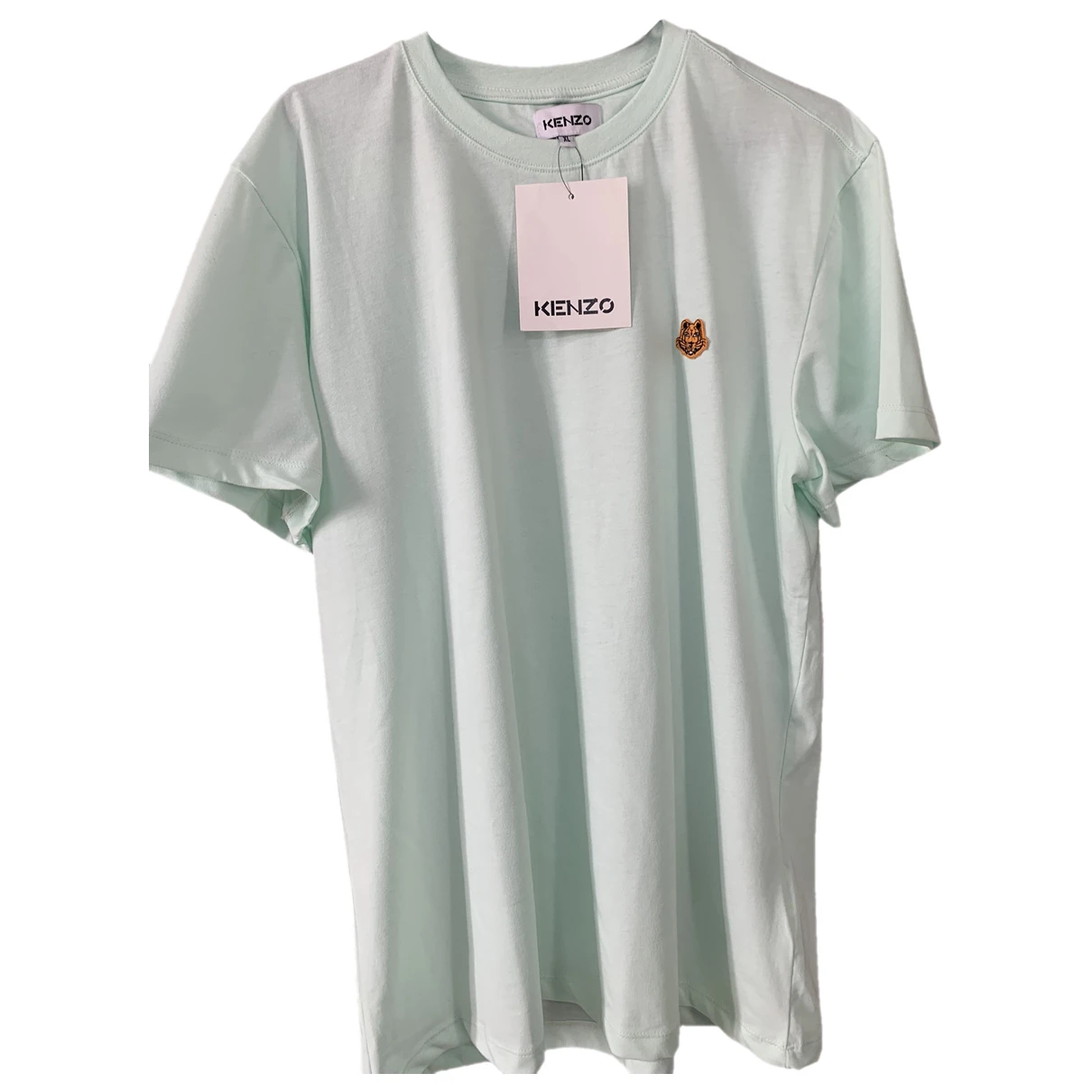 Pre-owned Kenzo T-shirt In Turquoise