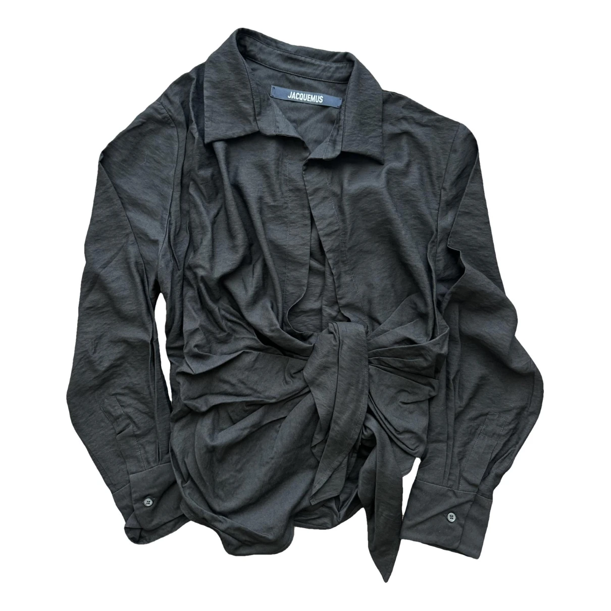 Pre-owned Jacquemus Bahia Blouse In Black