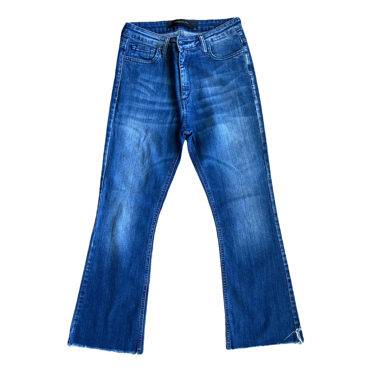 Pre-owned Federica Tosi Straight Jeans In Blue