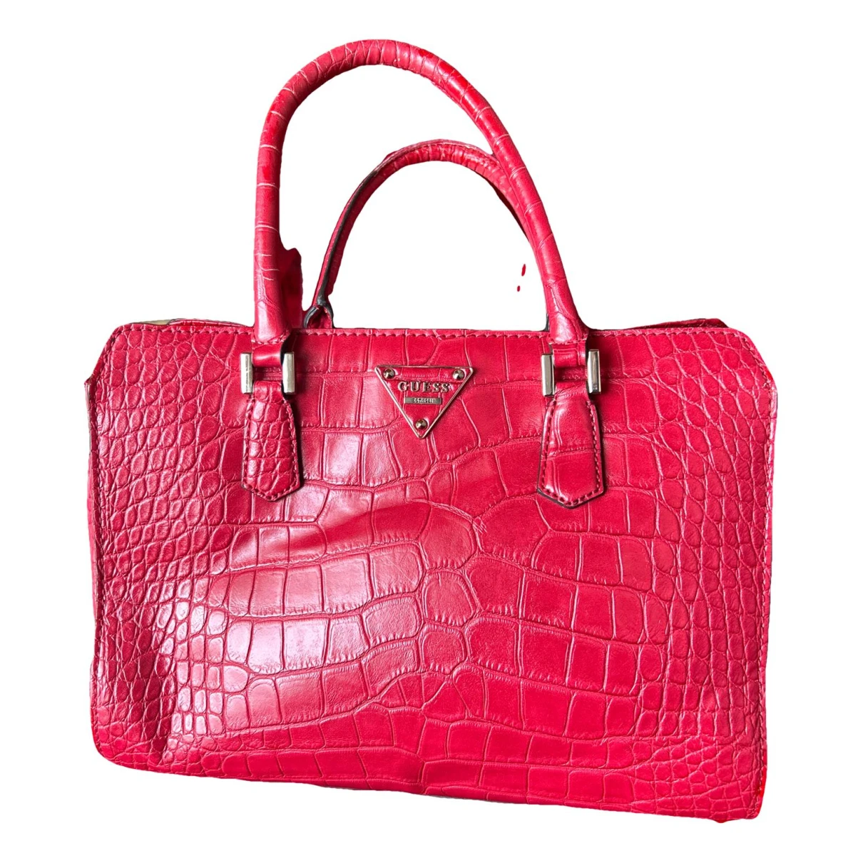 Pre-owned Guess Handbag In Red