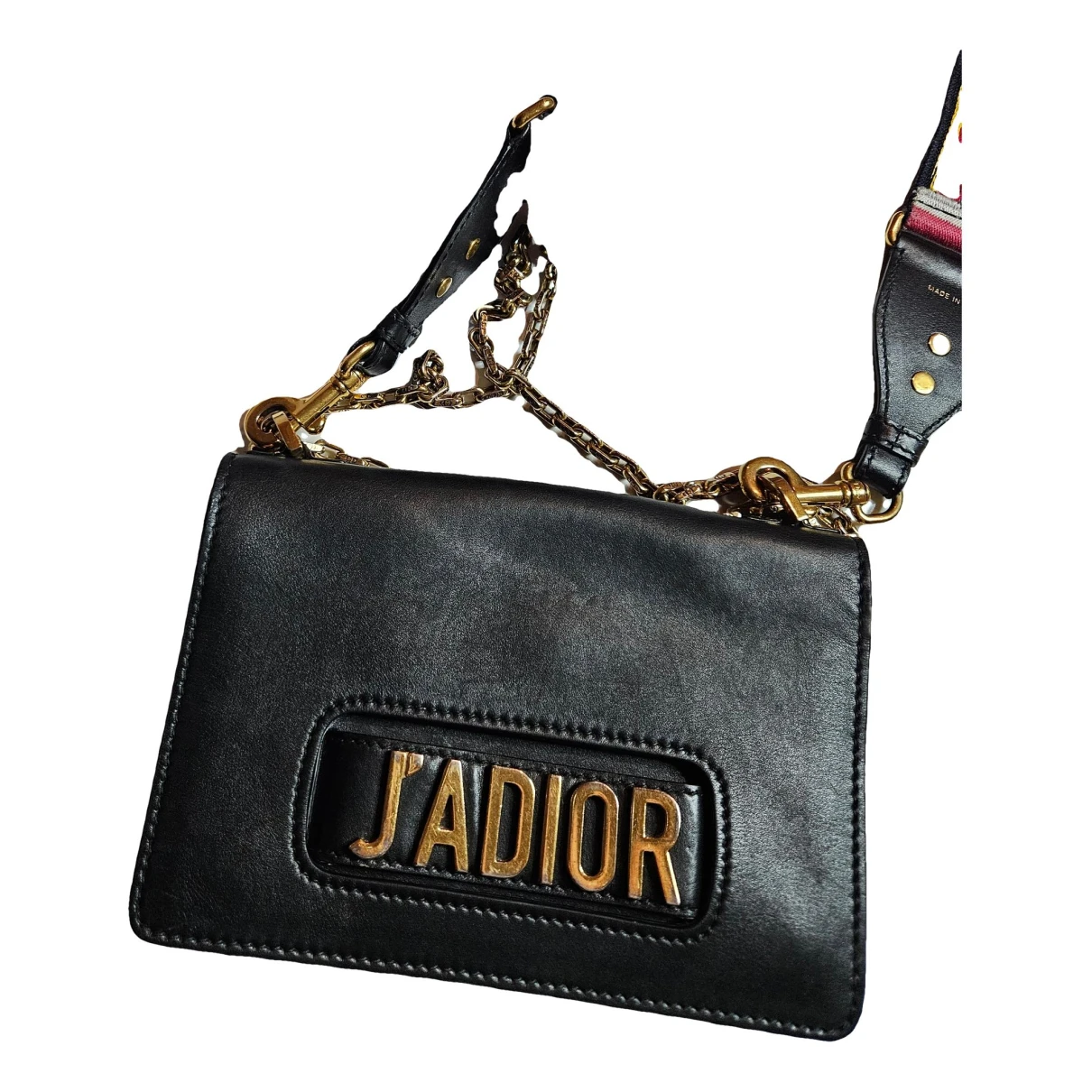 Pre-owned Dior Dio(r)evolution Leather Handbag In Black