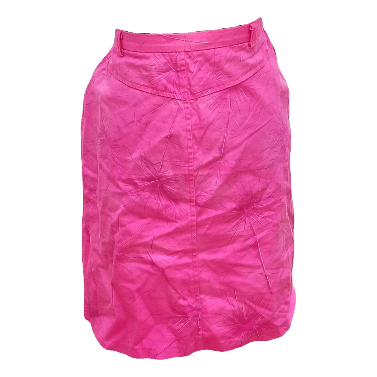 Pre-owned Valentino Vlogo Mini Skirt In Pink
