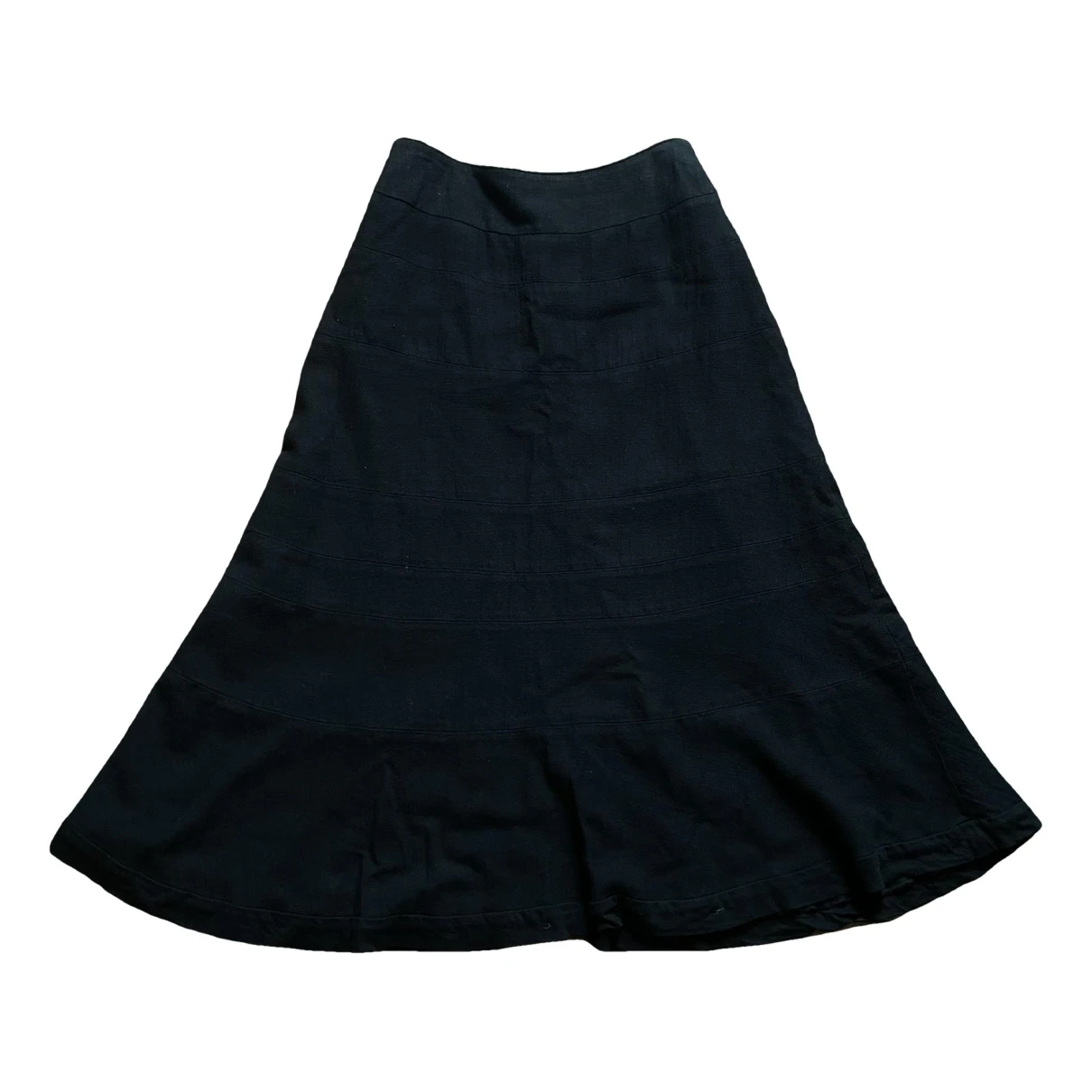 Pre-owned Issey Miyake Mid-length Skirt In Black