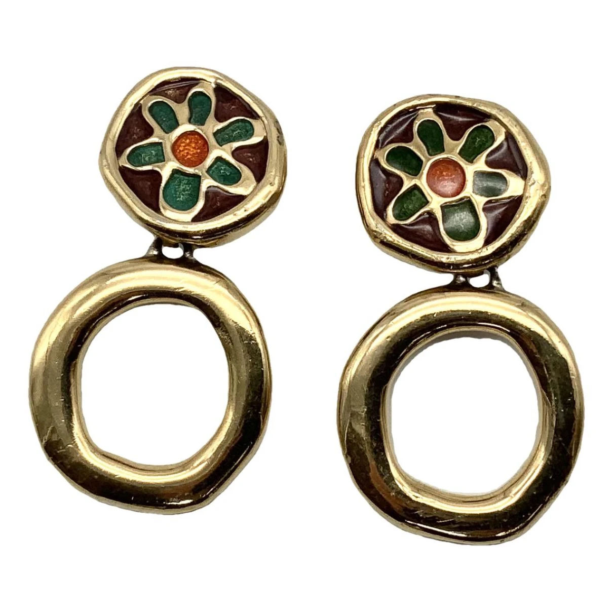 Pre-owned Givenchy Earrings In Multicolour