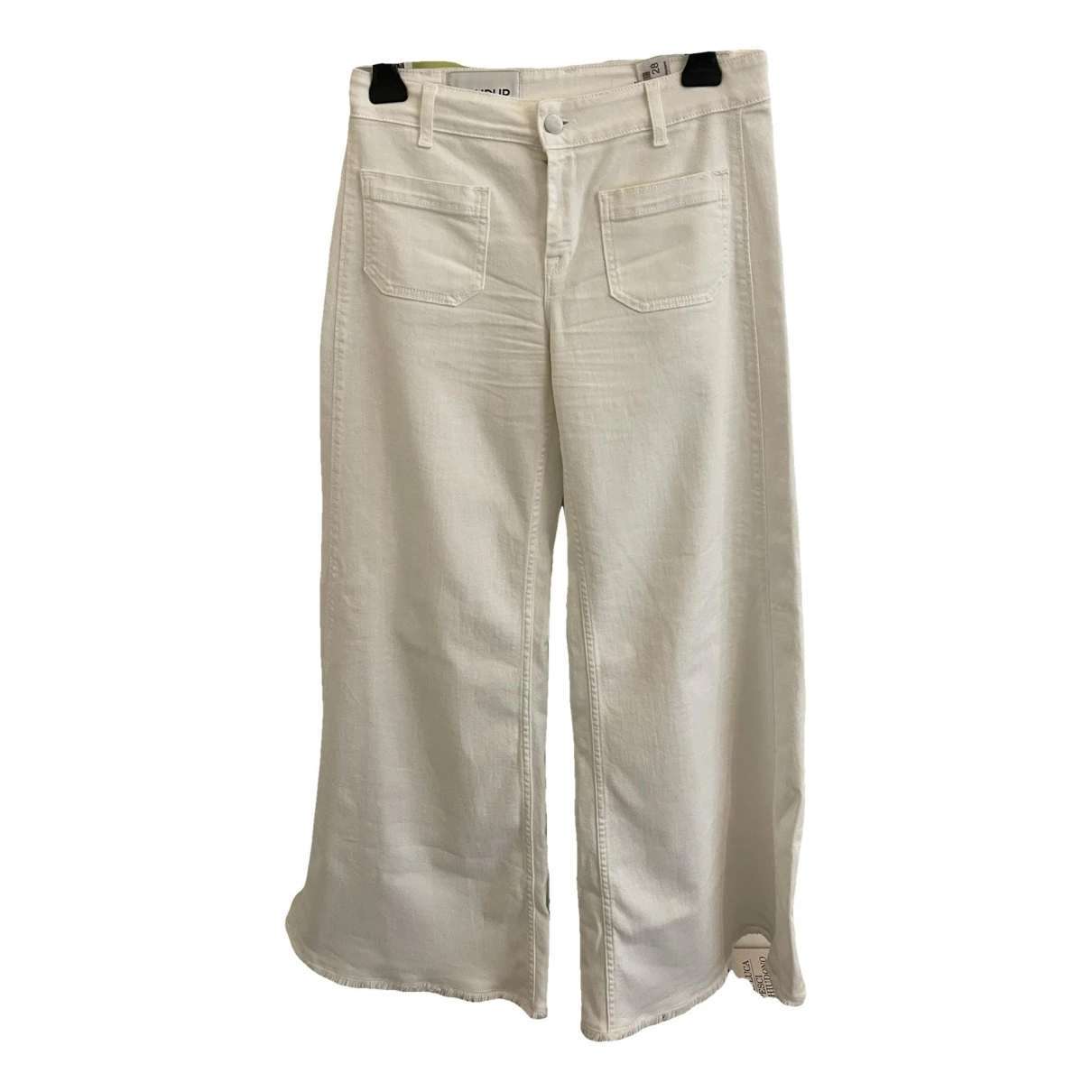 Pre-owned Dondup Large Jeans In White