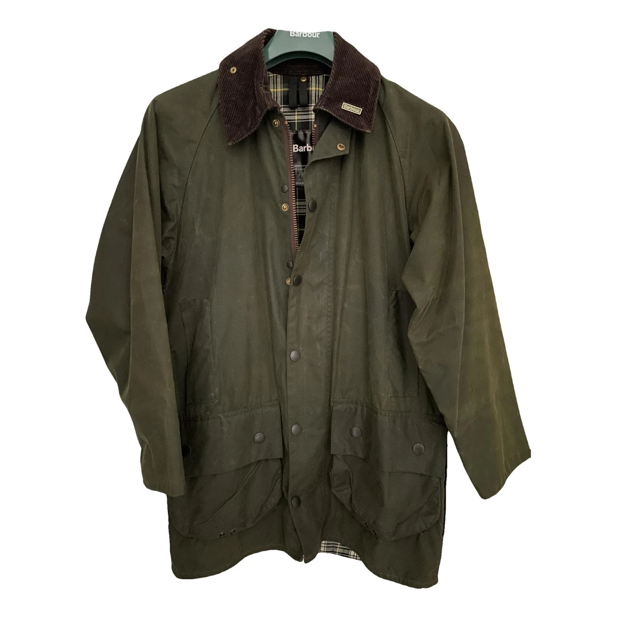 Pre-owned Barbour Vest In Green