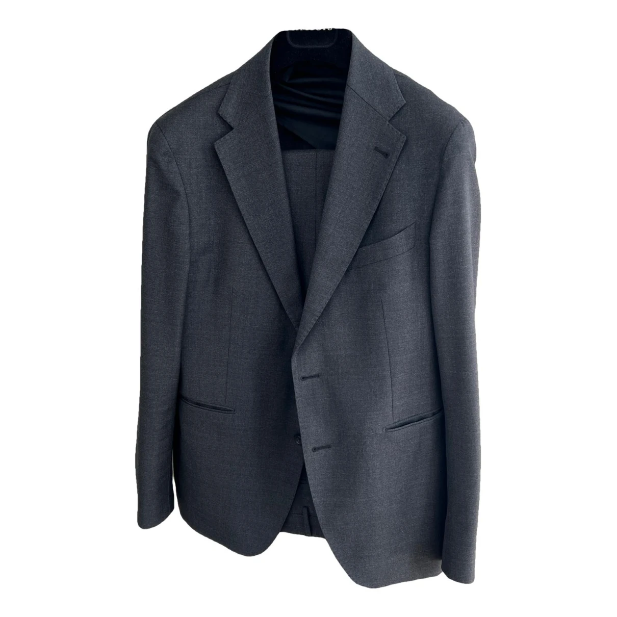 Pre-owned Tagliatore Wool Suit In Grey