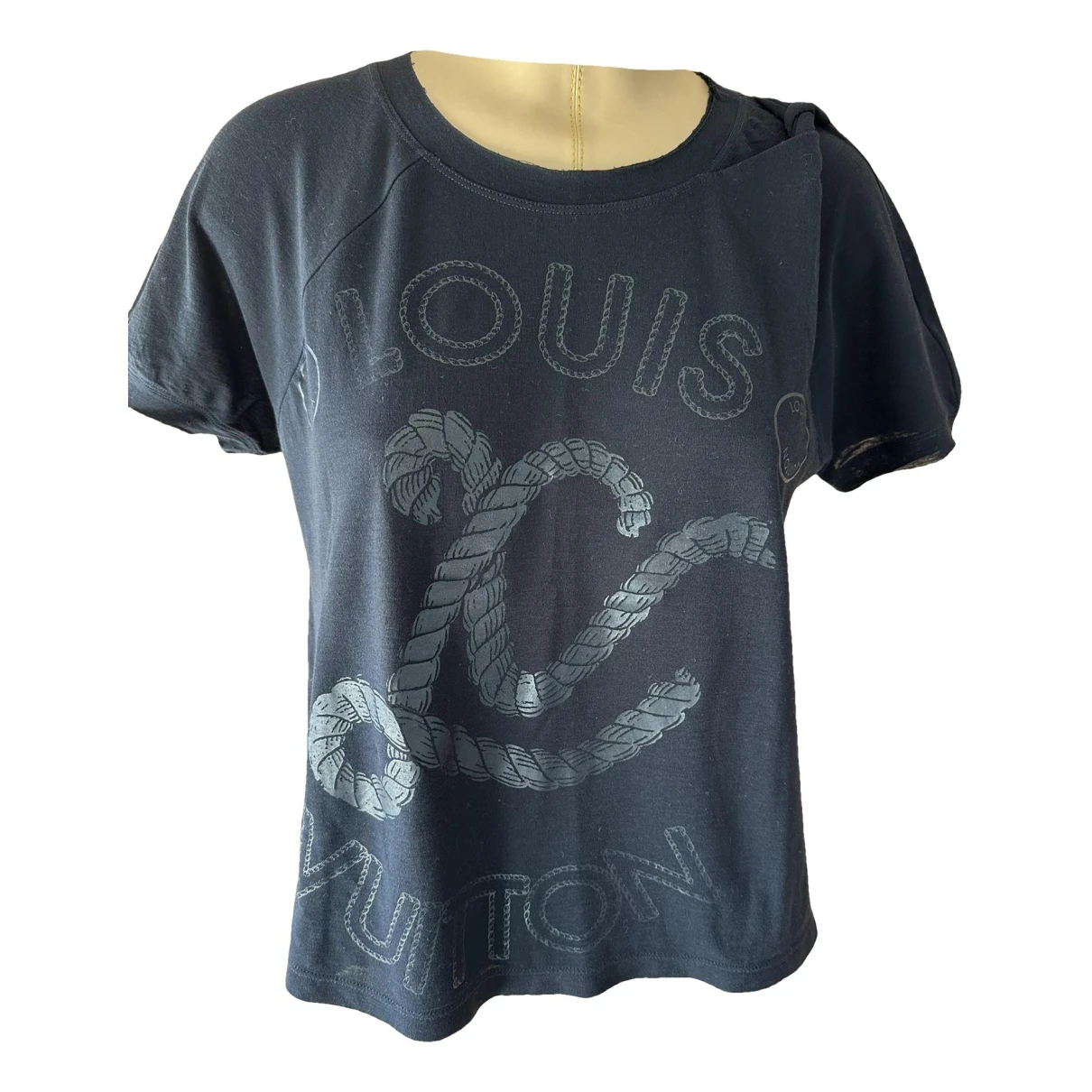 Pre-owned Louis Vuitton T-shirt In Black
