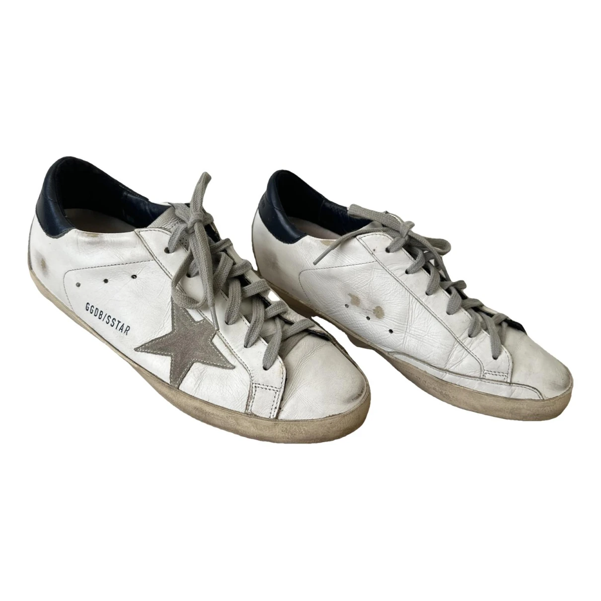 Pre-owned Golden Goose Leather Boots In White