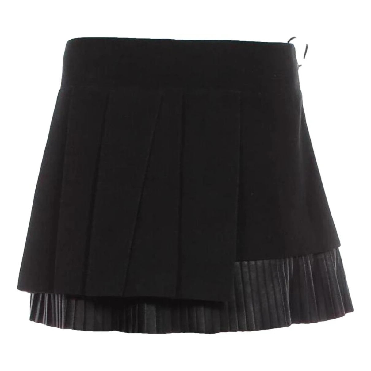 Pre-owned Neil Barrett Mini Skirt In Black