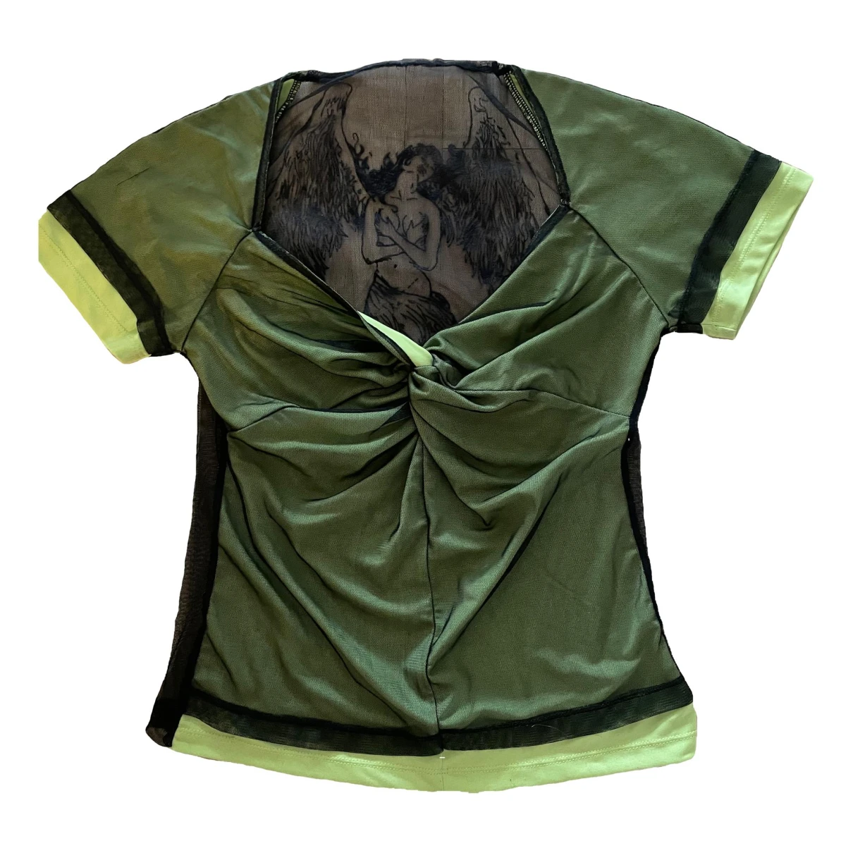 Pre-owned Miss Sixty Blouse In Green