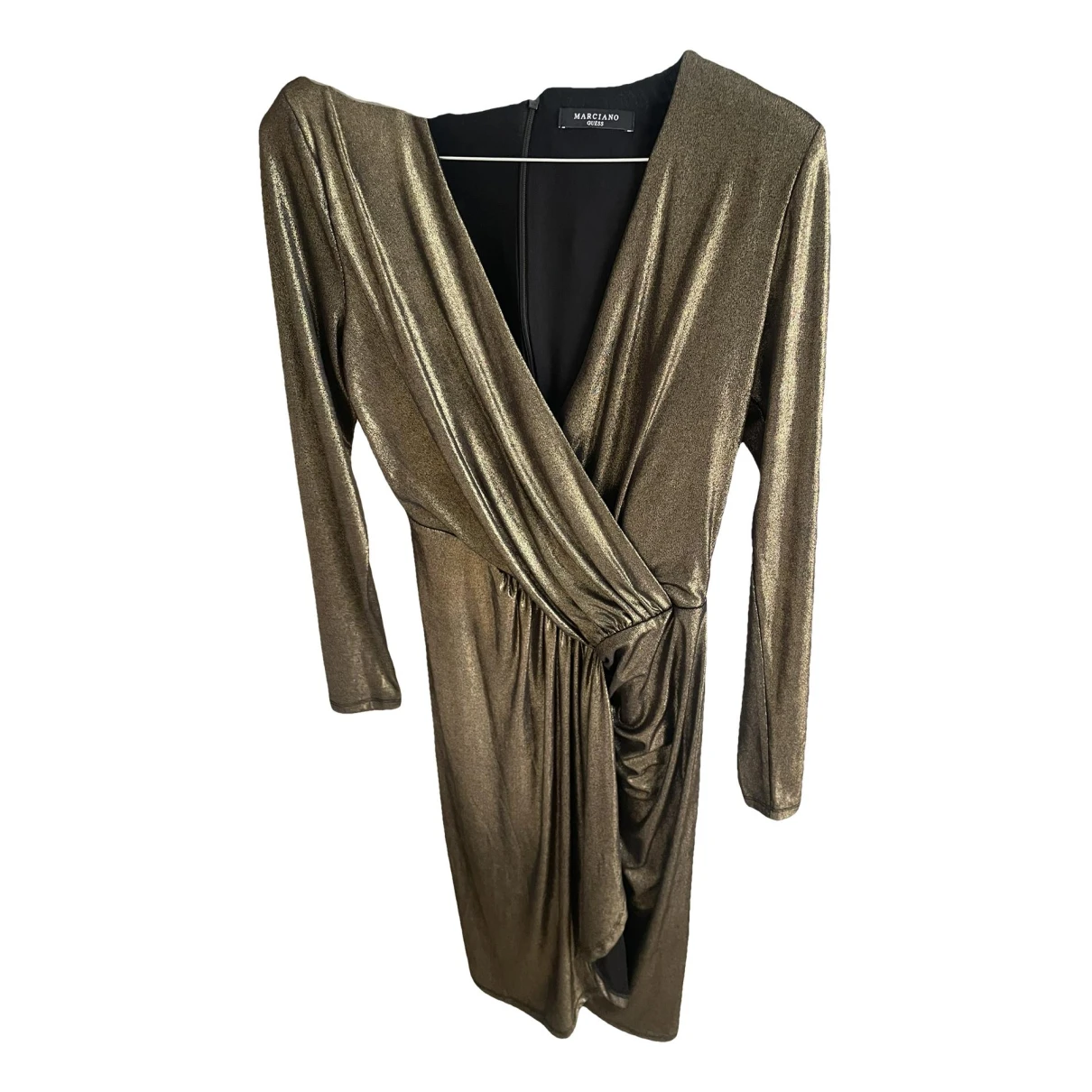 Pre-owned Marciano Mid-length Dress In Gold