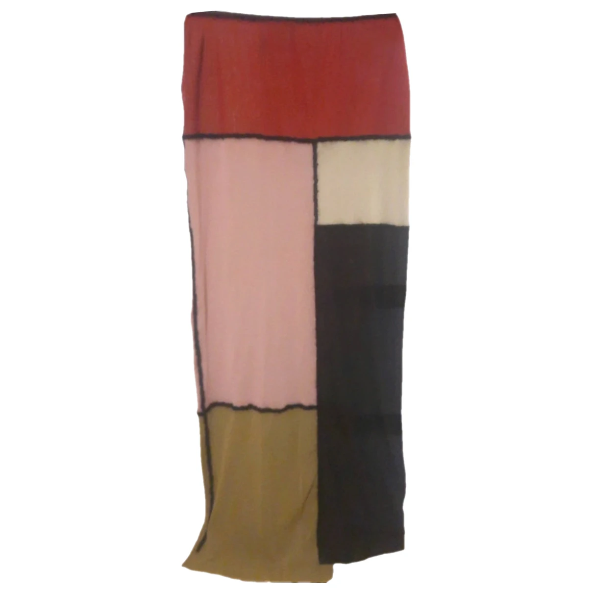 Pre-owned Jean Paul Gaultier Maxi Skirt In Multicolour