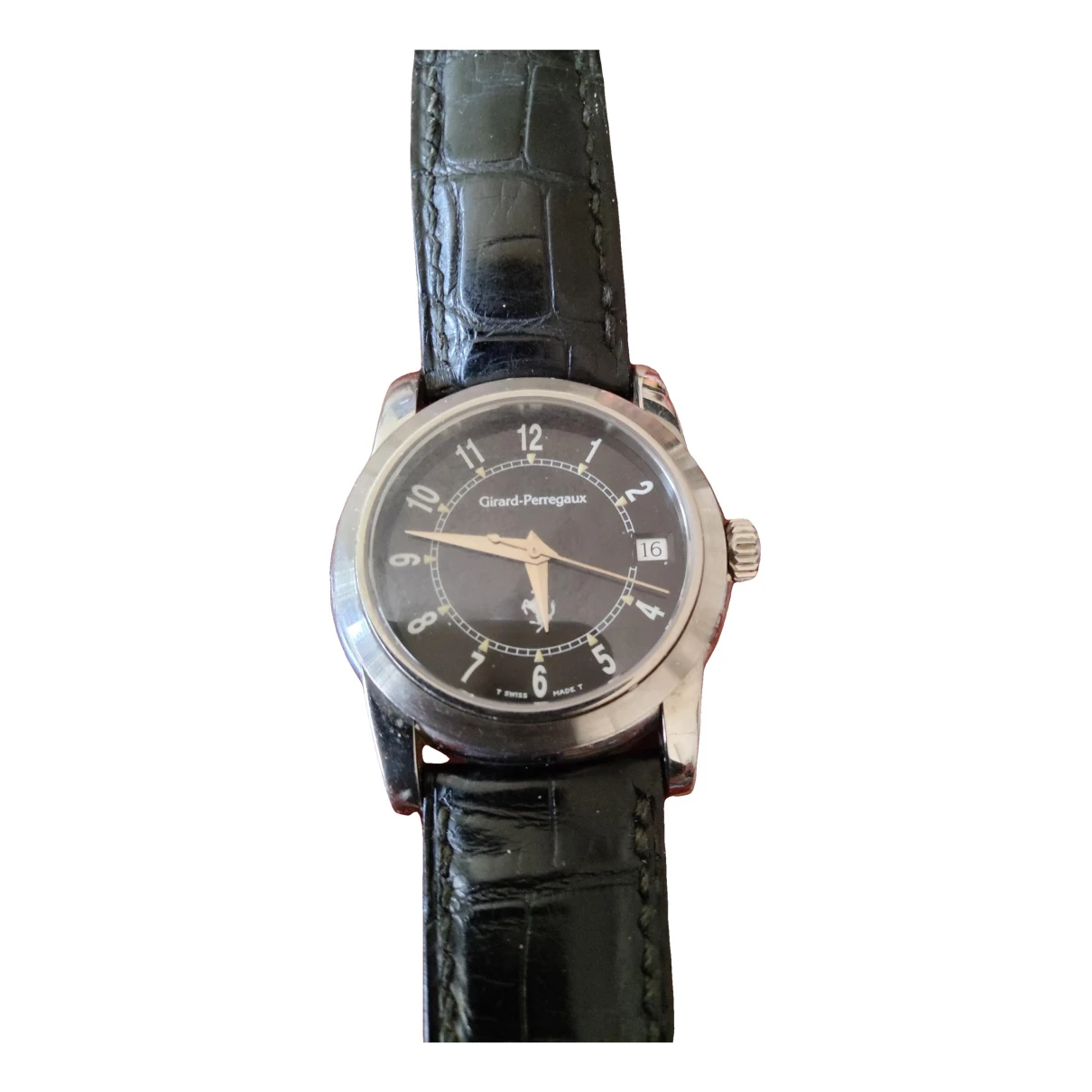 Pre-owned Girard-perregaux Watch In Black