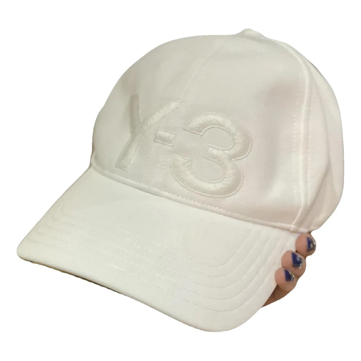 Pre-owned Y-3 By Yohji Yamamoto Cloth Hat In White