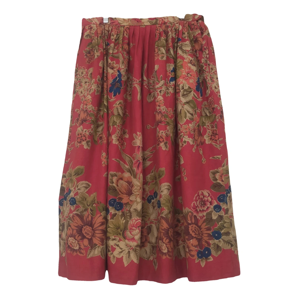 Pre-owned Ralph Lauren Wool Maxi Skirt In Multicolour