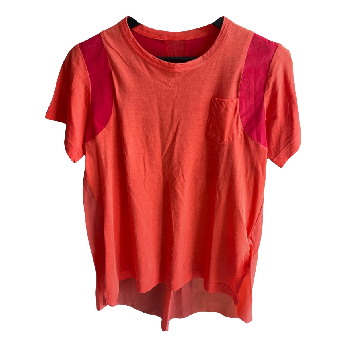 Pre-owned Sacai T-shirt In Red
