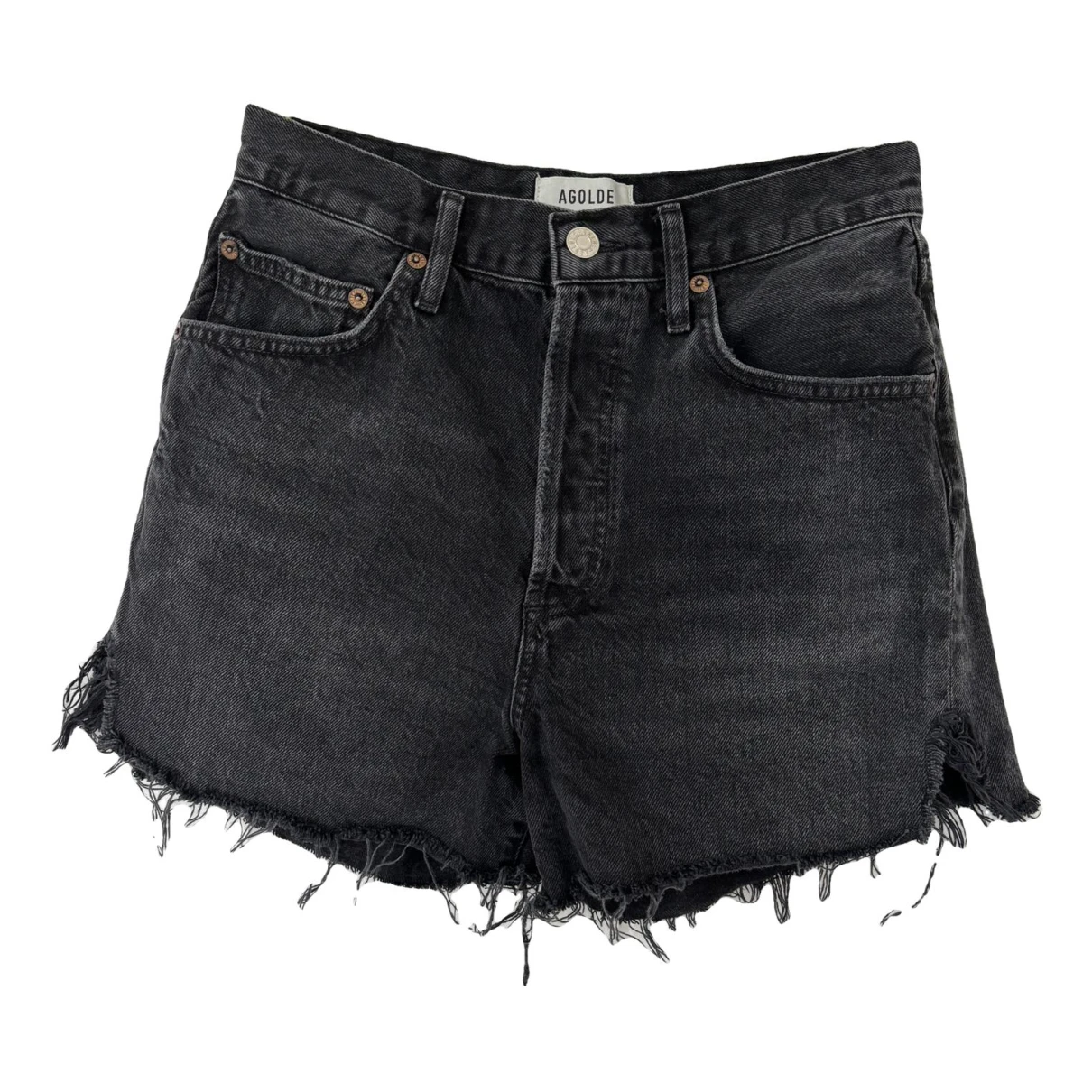 Pre-owned Agolde Shorts In Black
