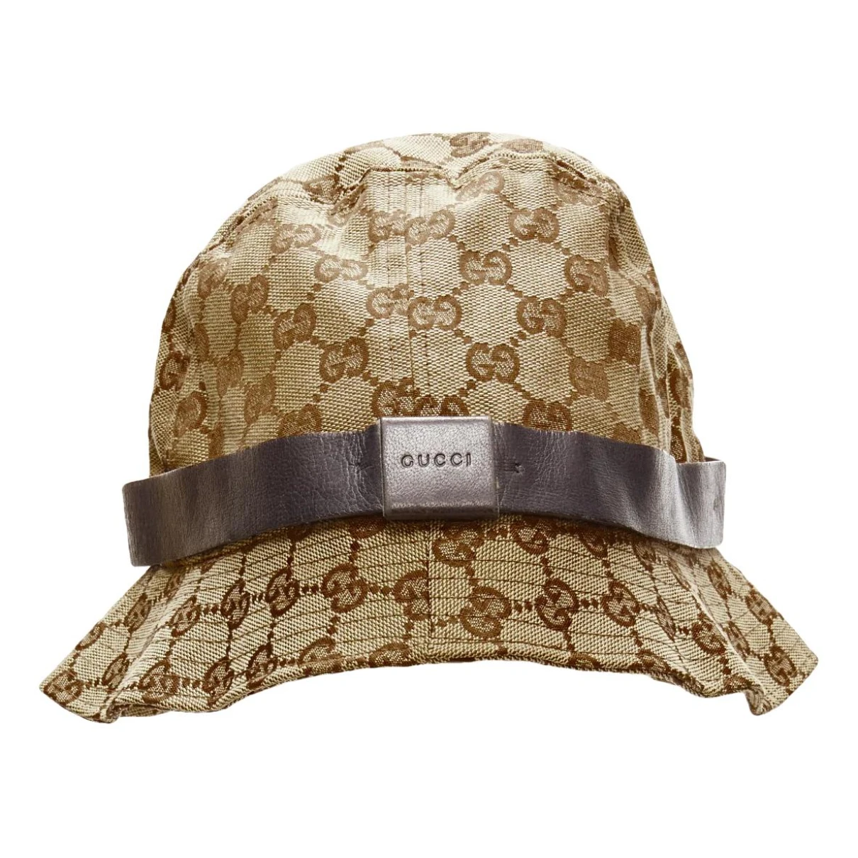 Pre-owned Gucci Cloth Hat In Beige