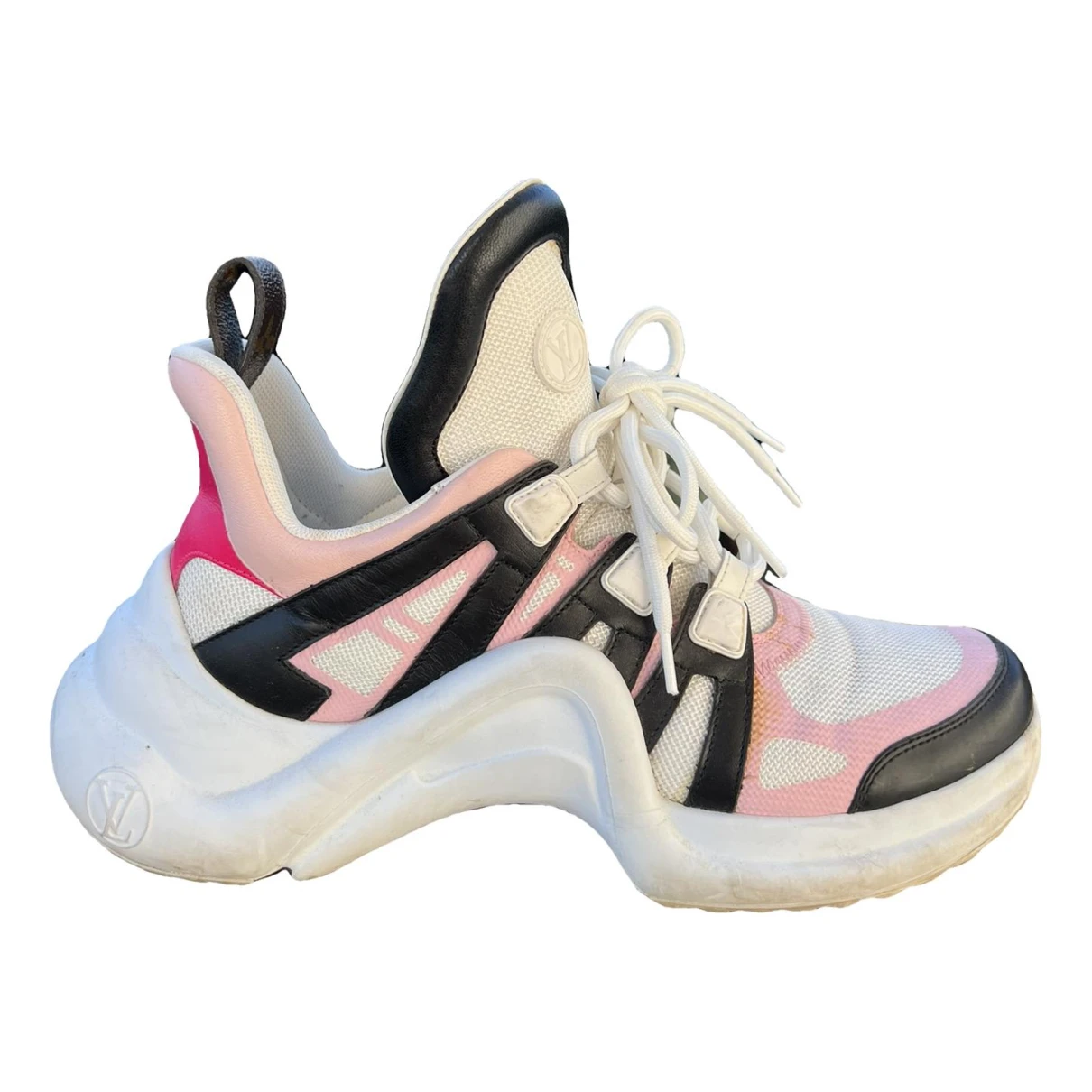 Pre-owned Louis Vuitton Lv Trainers Trainers In Pink