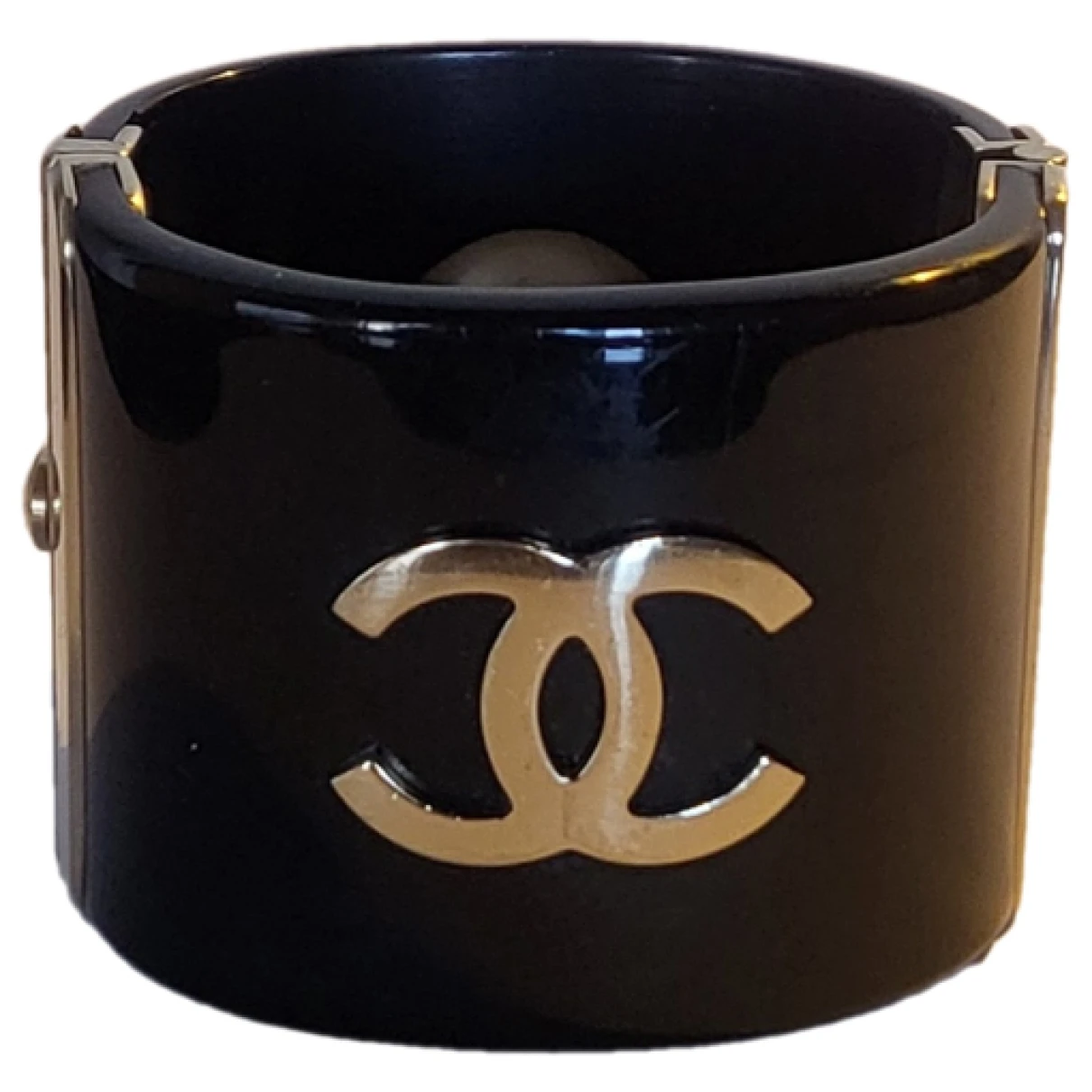 Pre-owned Chanel Ceramic Bracelet In Black