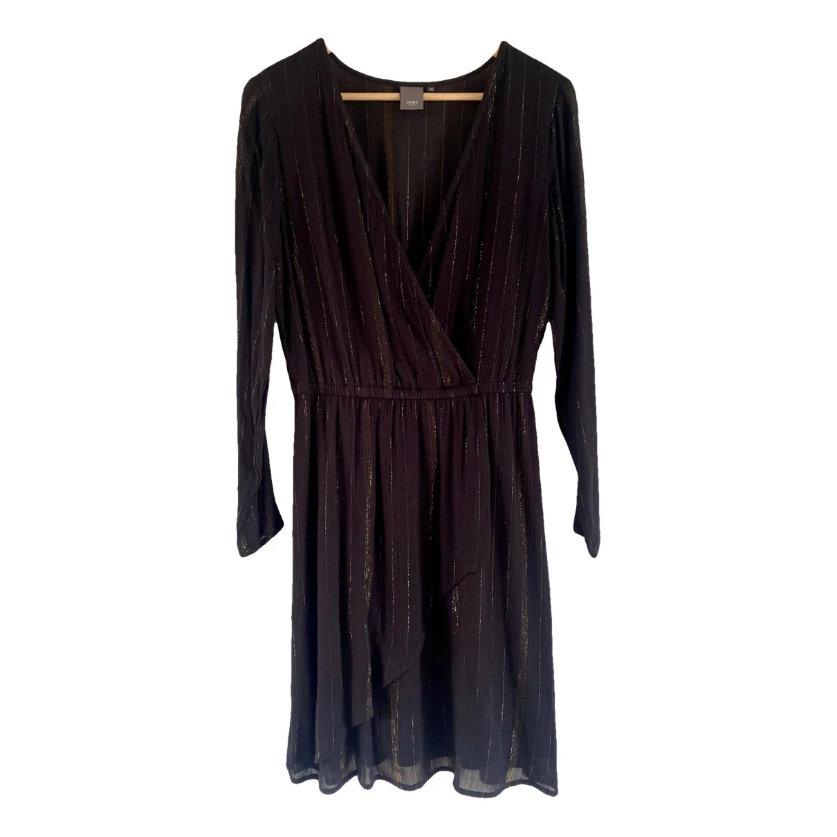 Pre-owned Ichi Mid-length Dress In Black