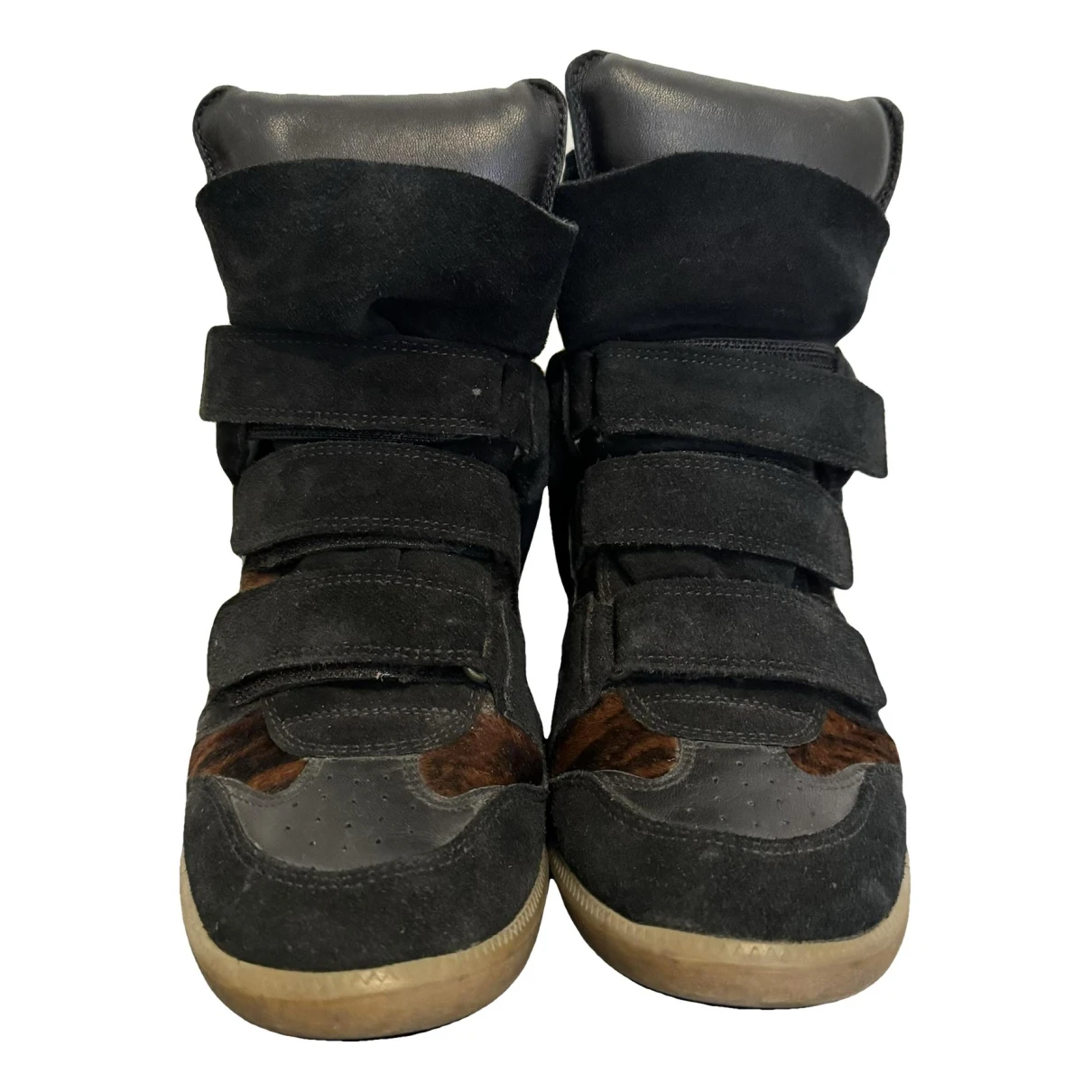 Pre-owned Isabel Marant Beckett Trainers In Black