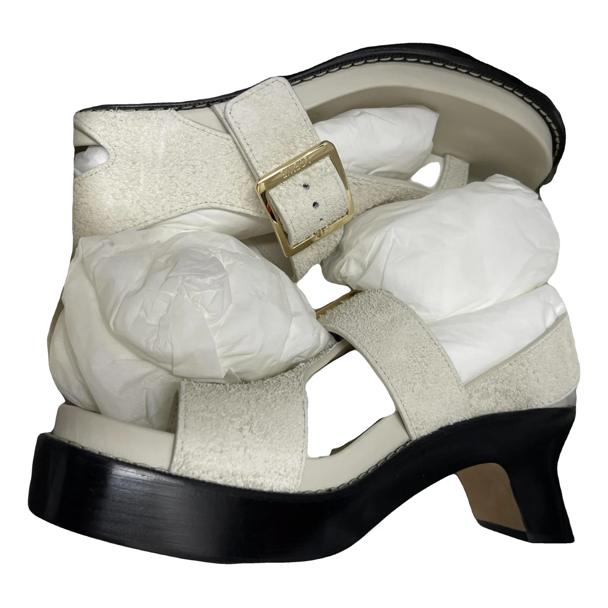 Pre-owned Loewe Sandal In White