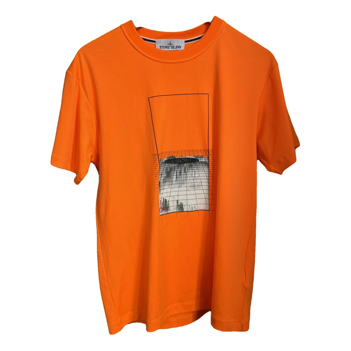 Pre-owned Stone Island T-shirt In Orange