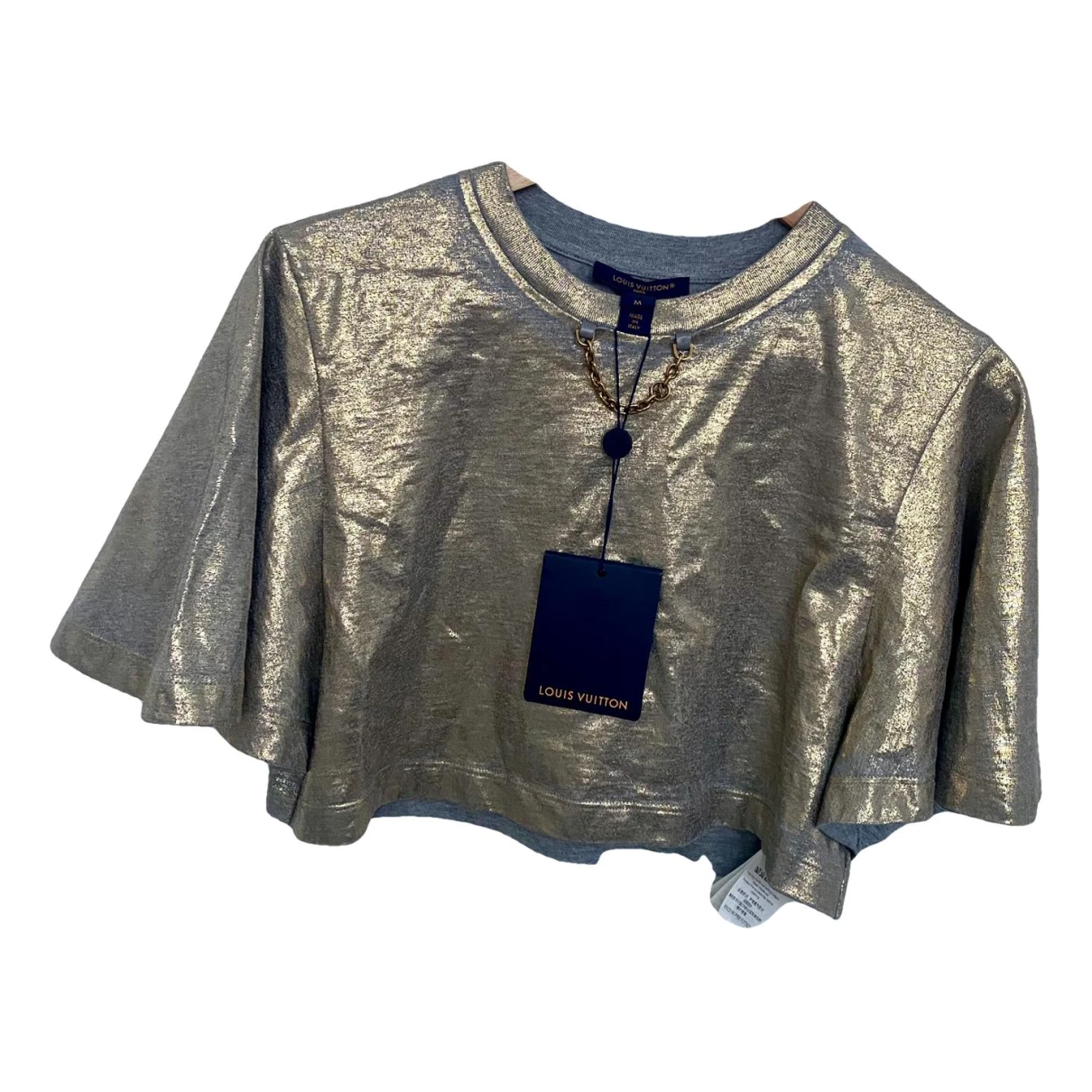 Pre-owned Louis Vuitton T-shirt In Gold