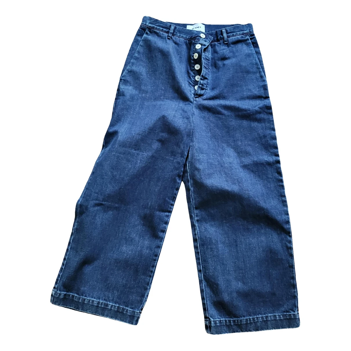 Pre-owned Sunnei Large Jeans In Navy