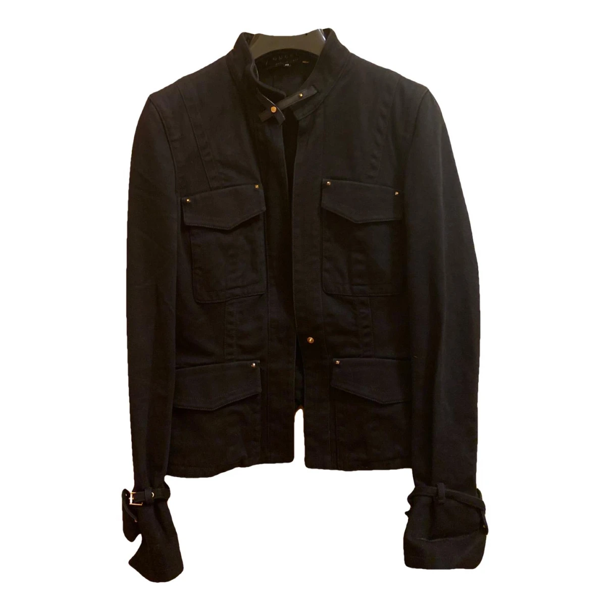 Pre-owned Gucci Short Vest In Black