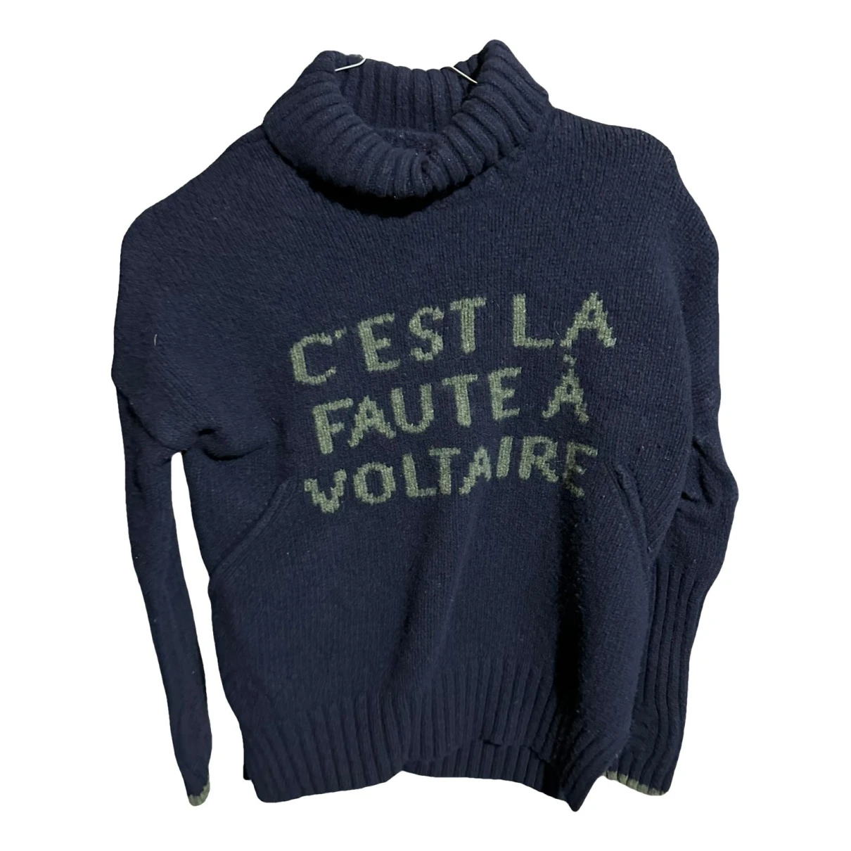 Pre-owned Zadig & Voltaire Wool Sweatshirt In Blue