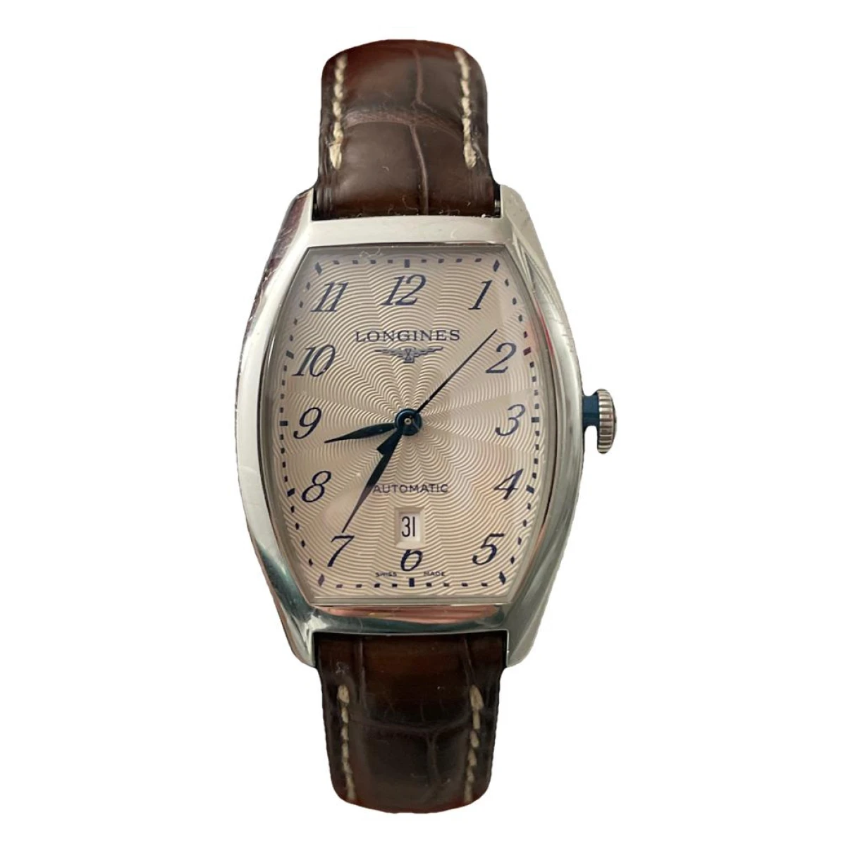 Pre-owned Longines Evidenza Watch In White