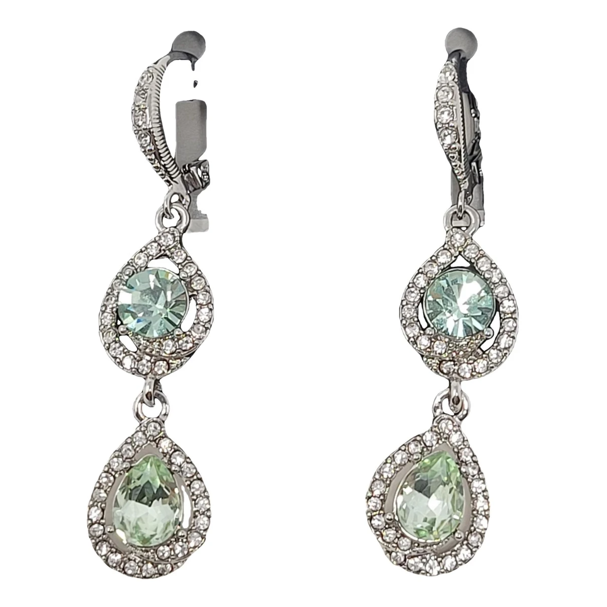 Pre-owned Givenchy Earrings In Green