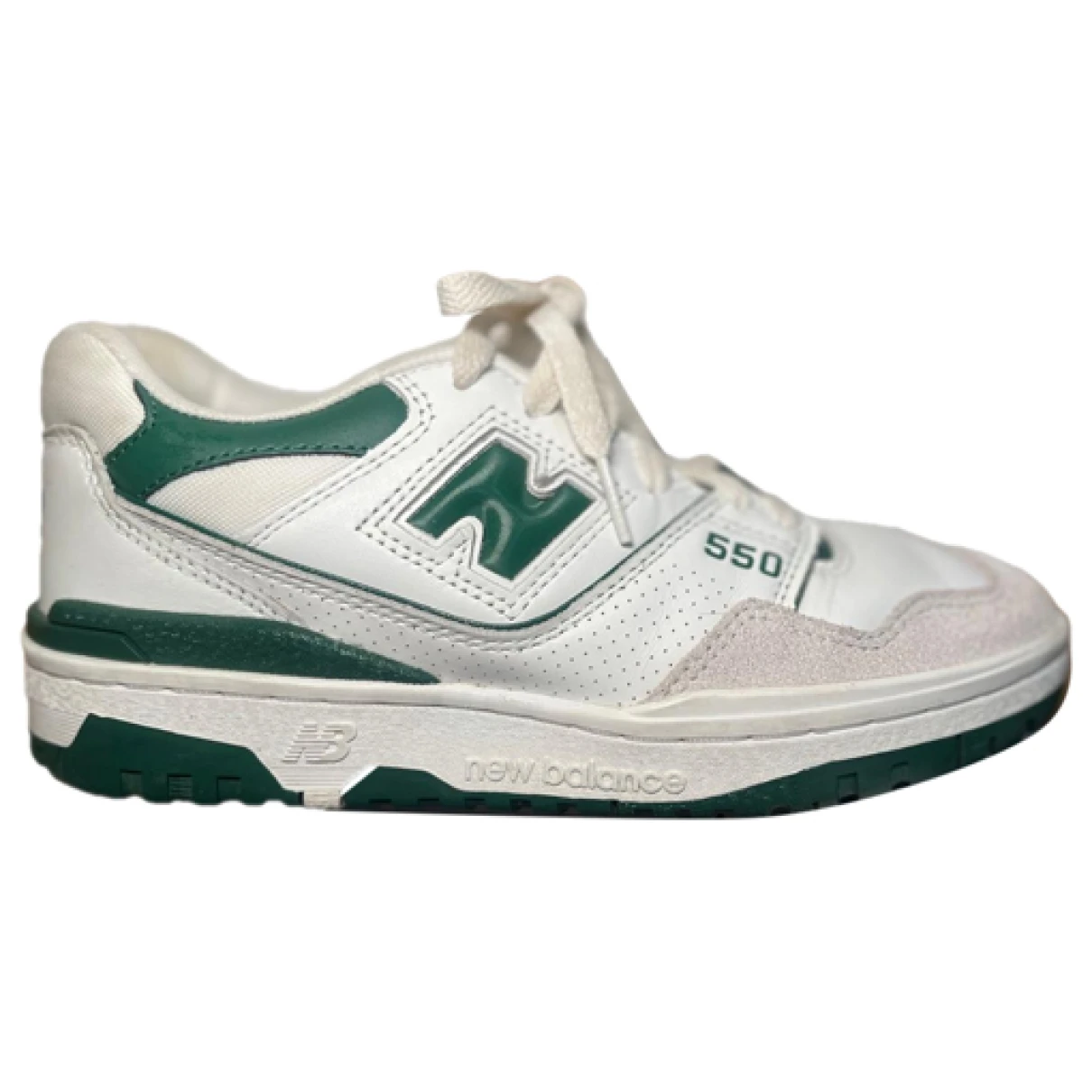 Pre-owned New Balance 550 Trainers In Green