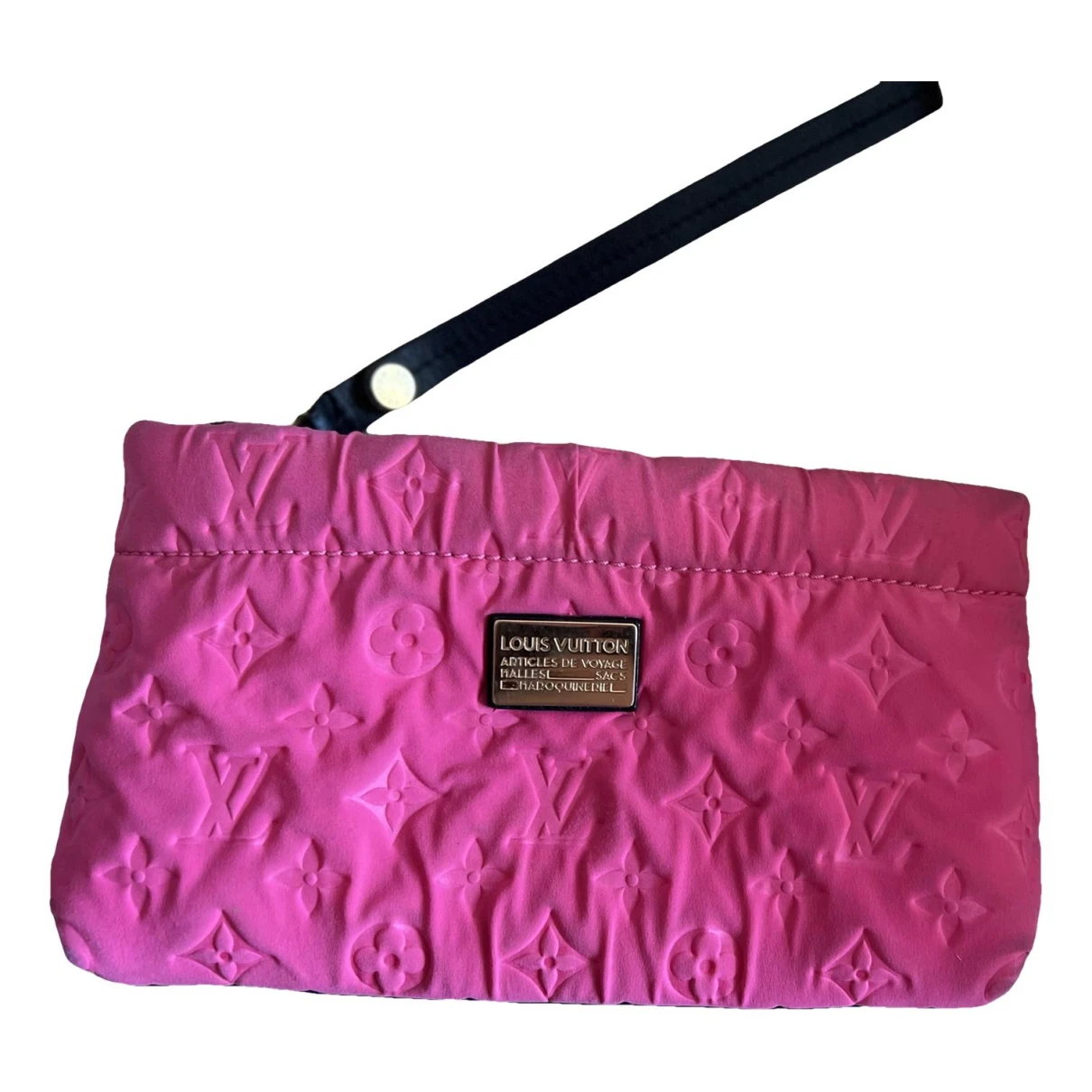 Pre-owned Louis Vuitton Cloth Clutch Bag In Pink