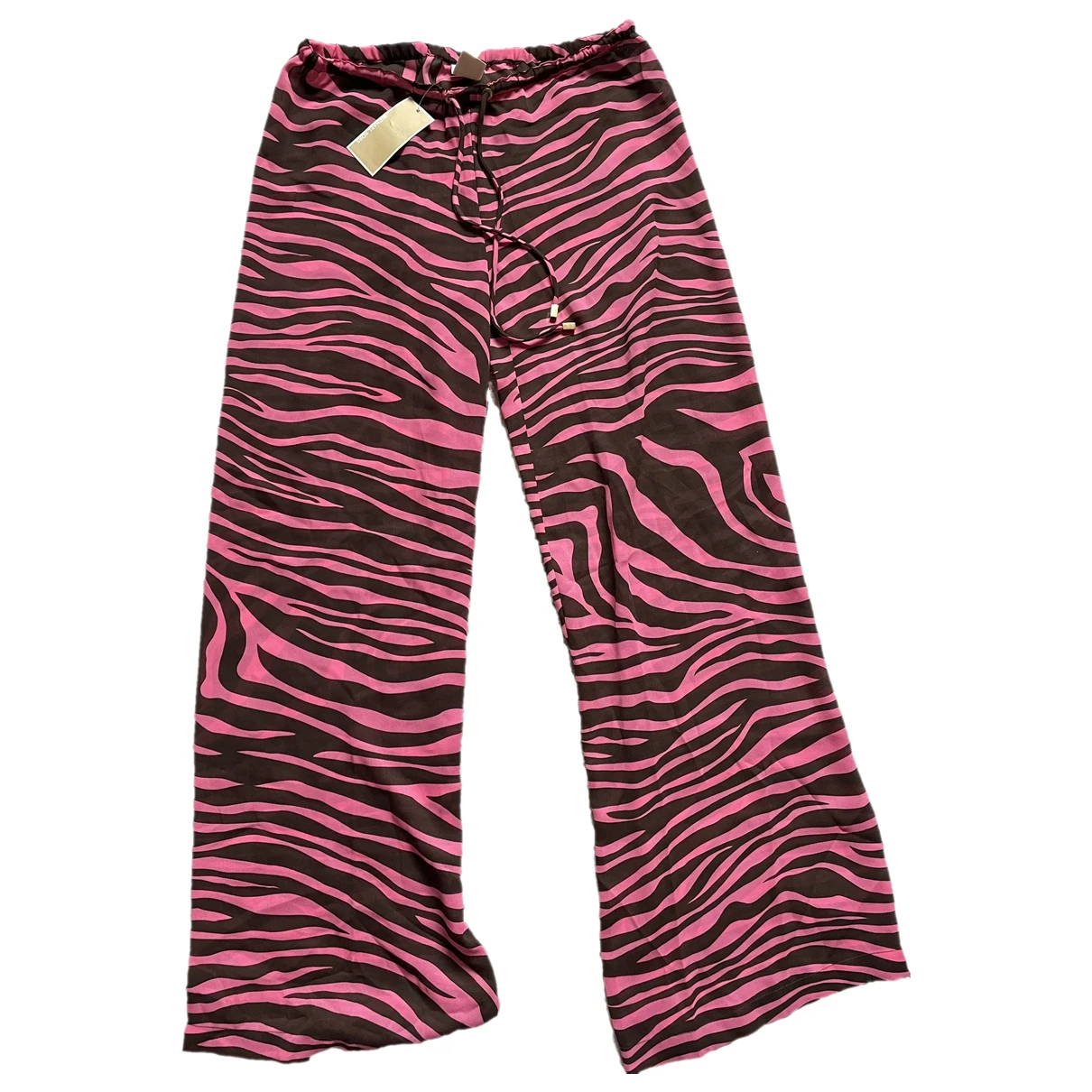 Pre-owned Michael Kors Large Pants In Pink