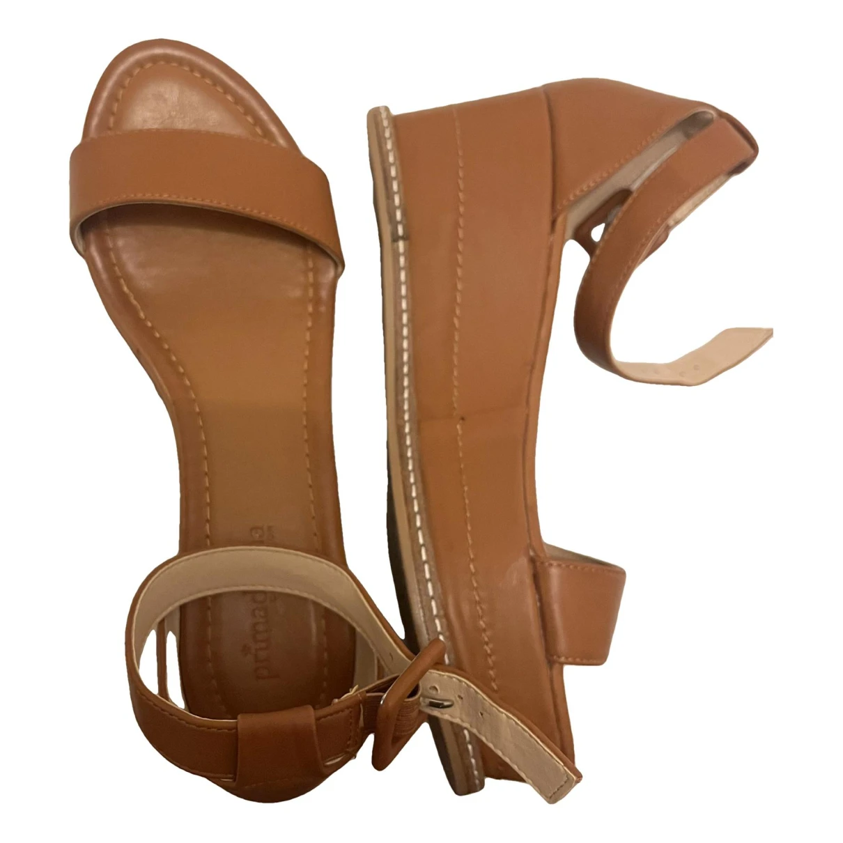 Pre-owned Prima Donna Leather Sandals In Brown