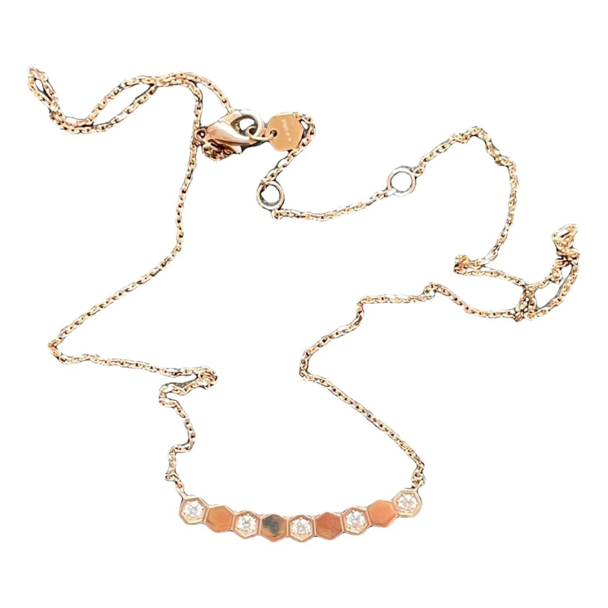 Pre-owned Chaumet Bee My Love Pink Gold Necklace In Other